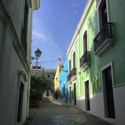 Streets and buildings of San Juan, Puerto Rico