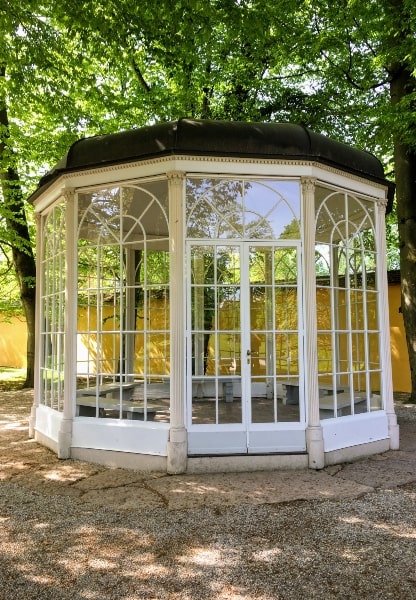The gazebo used in the Sound of Music