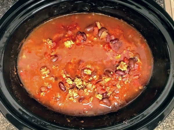 Slow Cooker Turkey Chili is ready