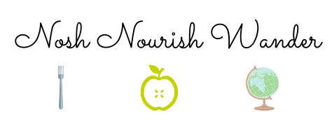 Nosh Nourish Wander logo